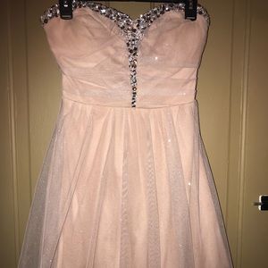 Strapless Homecoming Dress